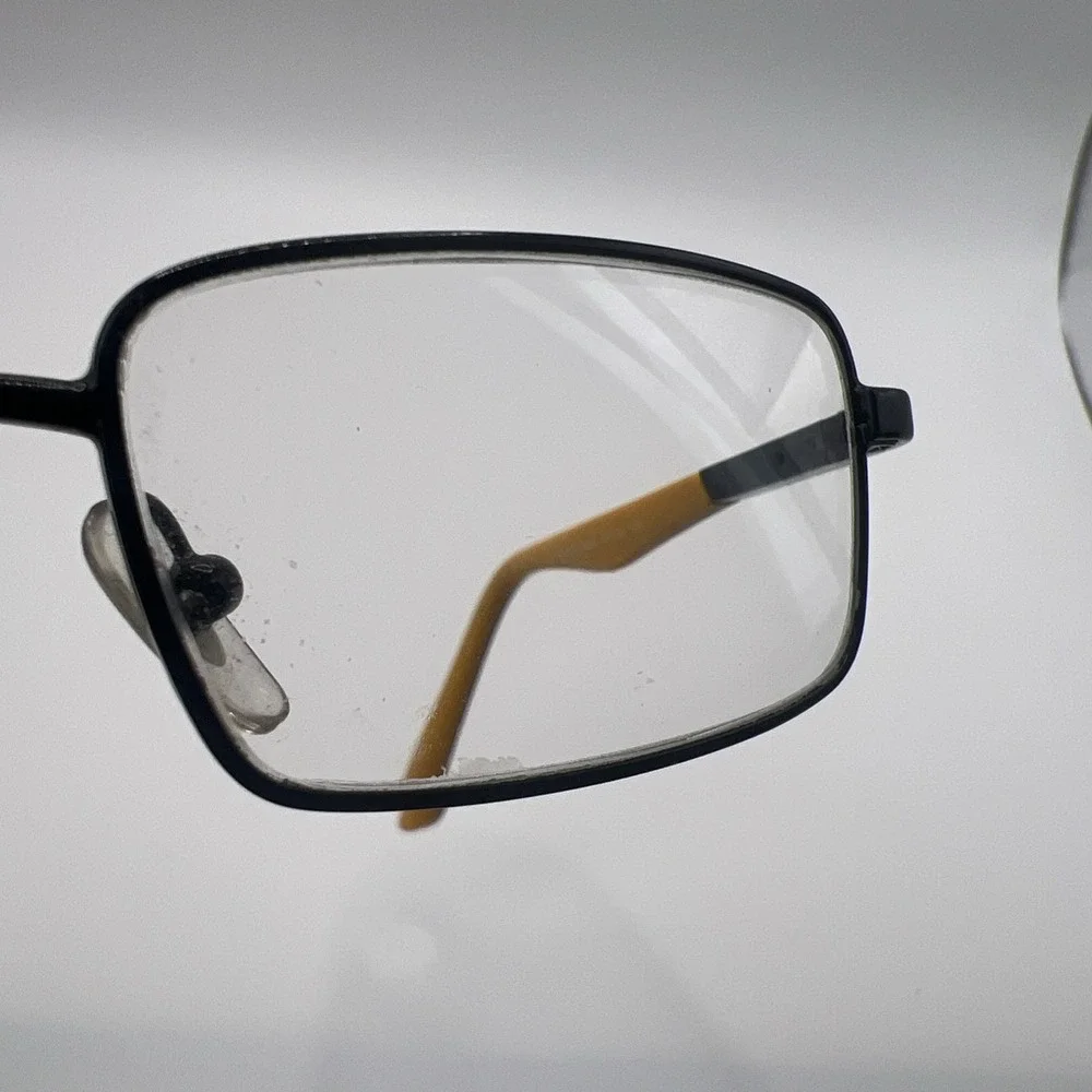 Ray-Ban Kids RB1033 4005 Black/Orange Rectangle Eyeglass Frames Only 47-16-125